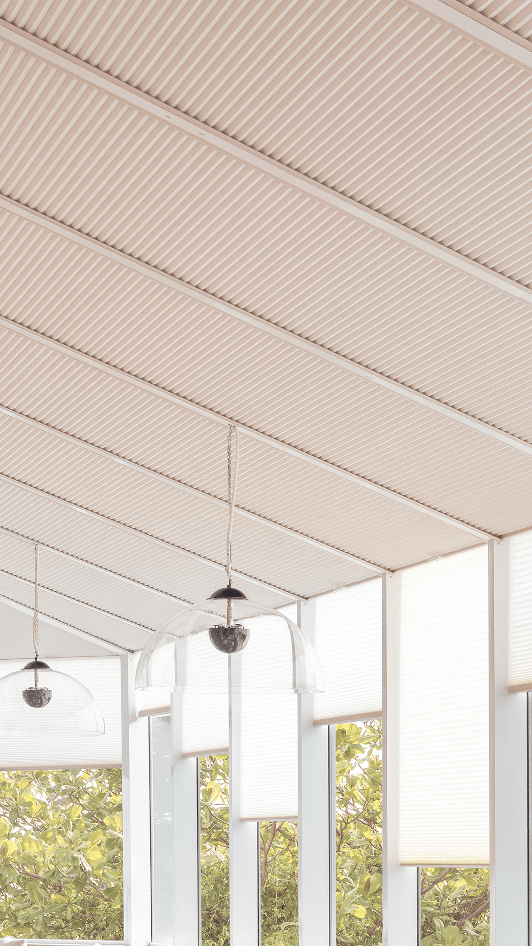 Duette Hunter Douglas — variante vertical para janelas de piso a teto